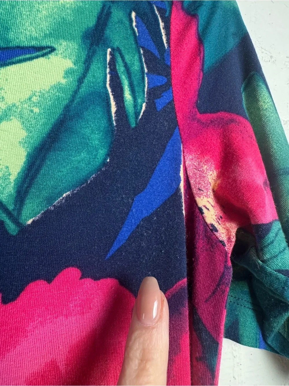 Tommy Bahama‎ Resortwear Floral Sheath Dress in Teal Pink Green